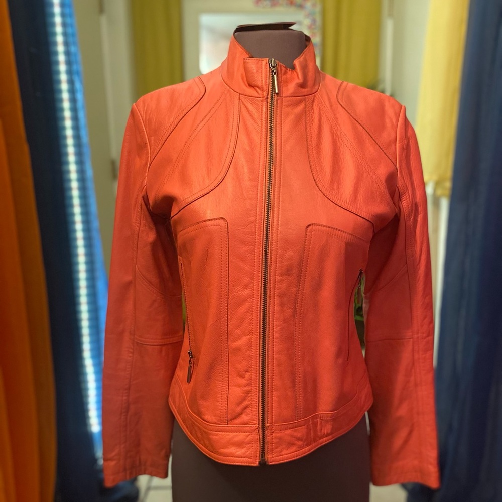 Leather Zipup Jacket